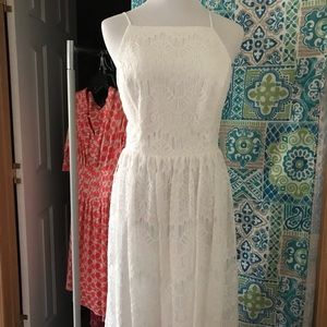 Beautiful white summer dress Never worm